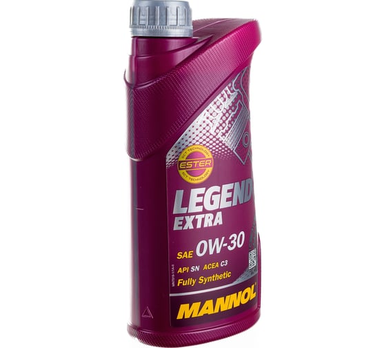 Синтетическое моторное масло MANNOL LEGEND EXTRA 0W30, 1л 79191