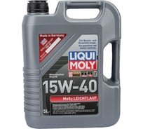 Минеральное моторное масло LIQUI MOLY MoS2 Leichtlauf 15W-40, 5л 2571