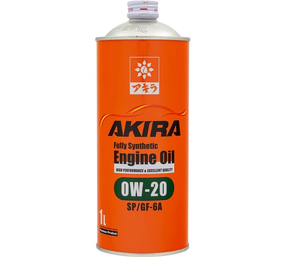 Масло моторное AKIRA 0W-20 ENGINE OIL FS SP/GF-6A (1л х 20) A00032229-001 1