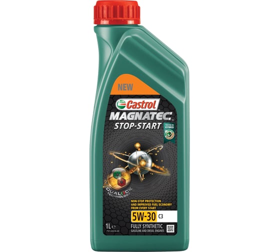 Моторное синтетическое масло Castrol Magnatec Stop-Start C3 5W-30 1 л 15D667 1