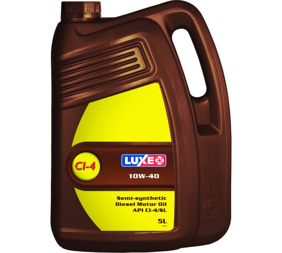 Дизельное масло LUXE DIESEL SAE 10W-40 API CI-4/ SL п/ с 5л 230 1
