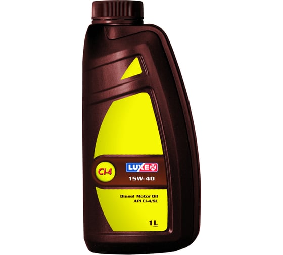 Дизельное минеральное масло LUXE DIESEL 15W40 CI-4/ SL 1л 238