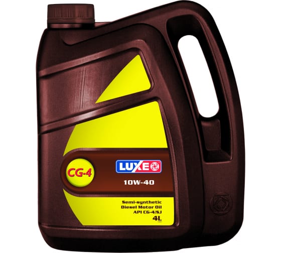 Дизельное масло LUXE DIESEL SAE 10W40 API CG-4/ SJ п/ с 4л 422 1