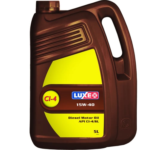 Дизельное минеральное масло LUXE DIESEL 15W40 CI-4/ SL 5л 236 1