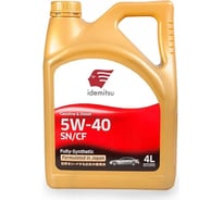 Моторное масло IDEMITSU 5W-40 SN/CF (F-S) 4 л 30015048746
