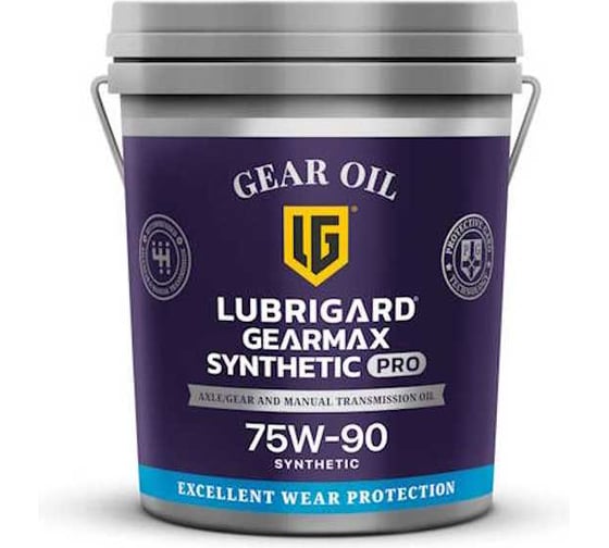 Трансмиссионное масло для МКПП LUBRIGARD GEARMAX SYNTHETIC PRO GL-4/5 75W-90 19 л LGPGRM457590CPL19 1