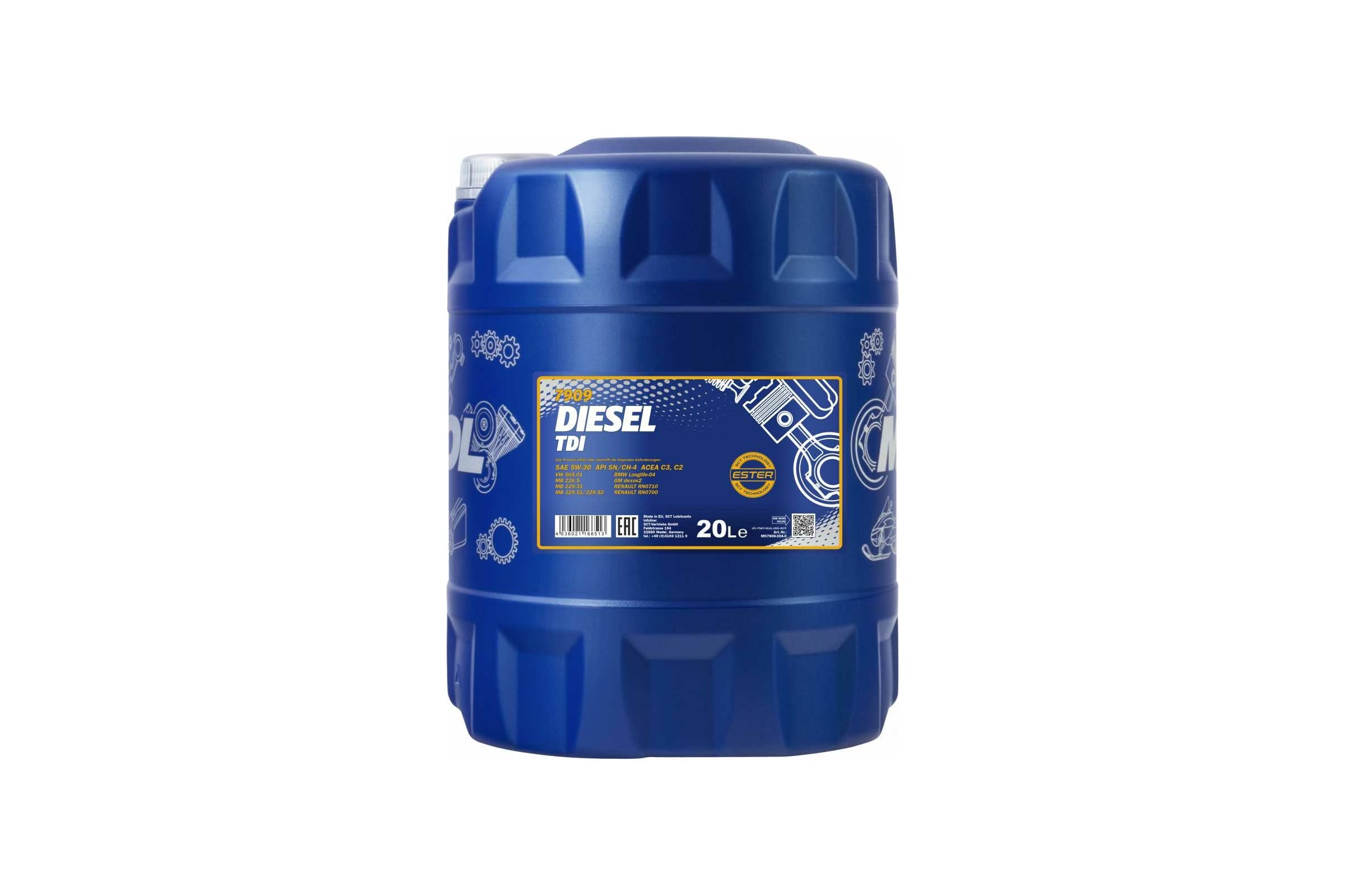 СинтетическоемоторноемаслоMANNOLDIESELTDI5W3020л1056