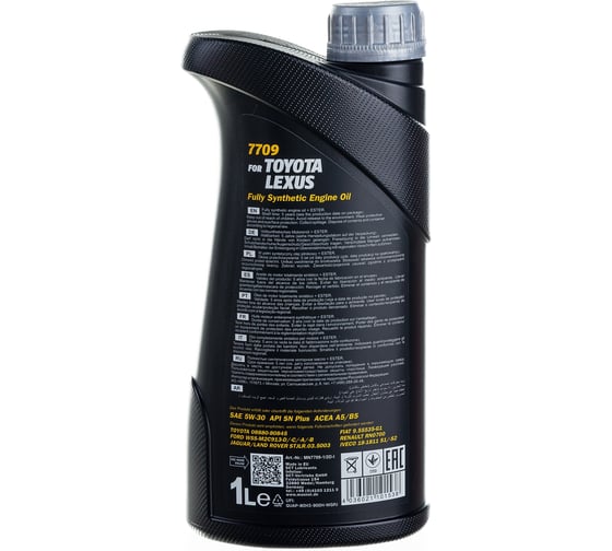 Синтетическое моторное масло MANNOL FOR TOYOTA LEXUS 5W-30 1 л 1196
