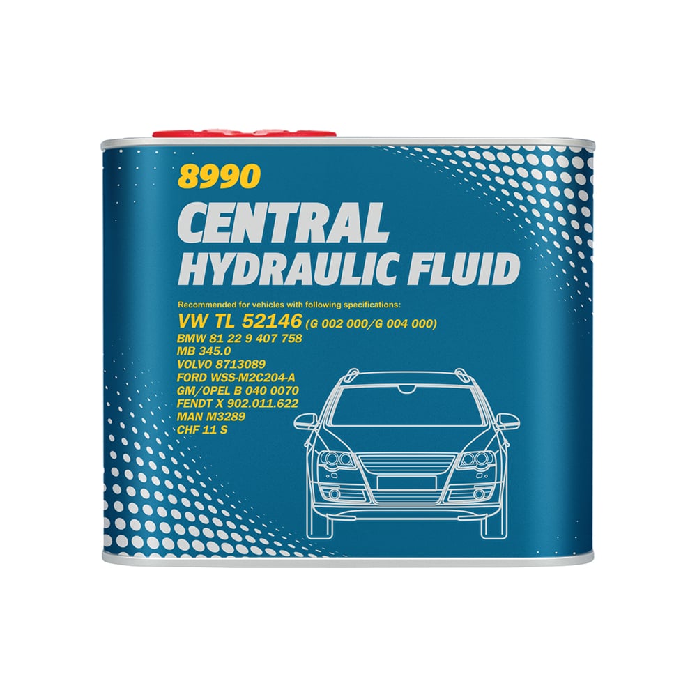 Гидравлическая жидкость MANNOL CENTRAL HYDRAULIK FLUID metal 0.5 л 2478 ...