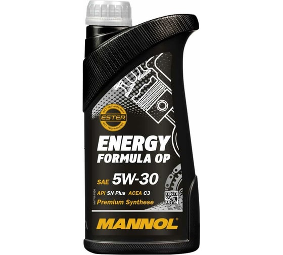Синтетическое моторное масло MANNOL ENERGY FORMULA OP 5W-30, 1 л 1076