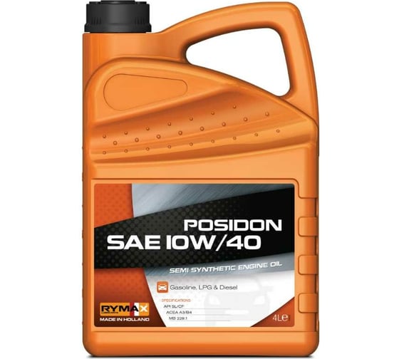 Моторное масло Rymax Posidon SAE 10W/40, 4 л 8718858902460