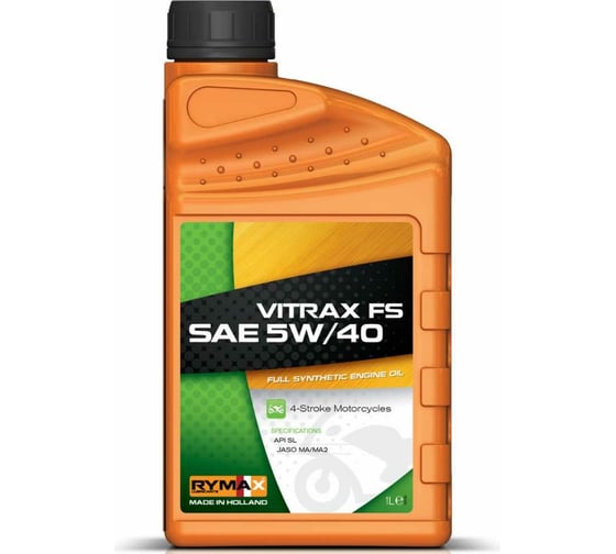 Моторное масло Rymax Vitrax FS SAE 5W/40, 1 л 8718858904945 1