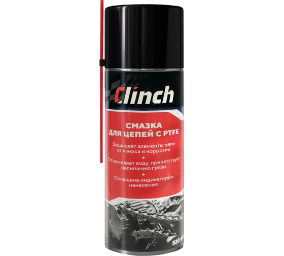 Смазка для цепей Clinch с PTFE, флакон, 520 мл 35949 1
