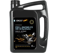 Моторное масло ERGOOIL PRO + RACING C3 5W-30 Synthetic SN/CF (кан. 4 л) ERGO120023003199