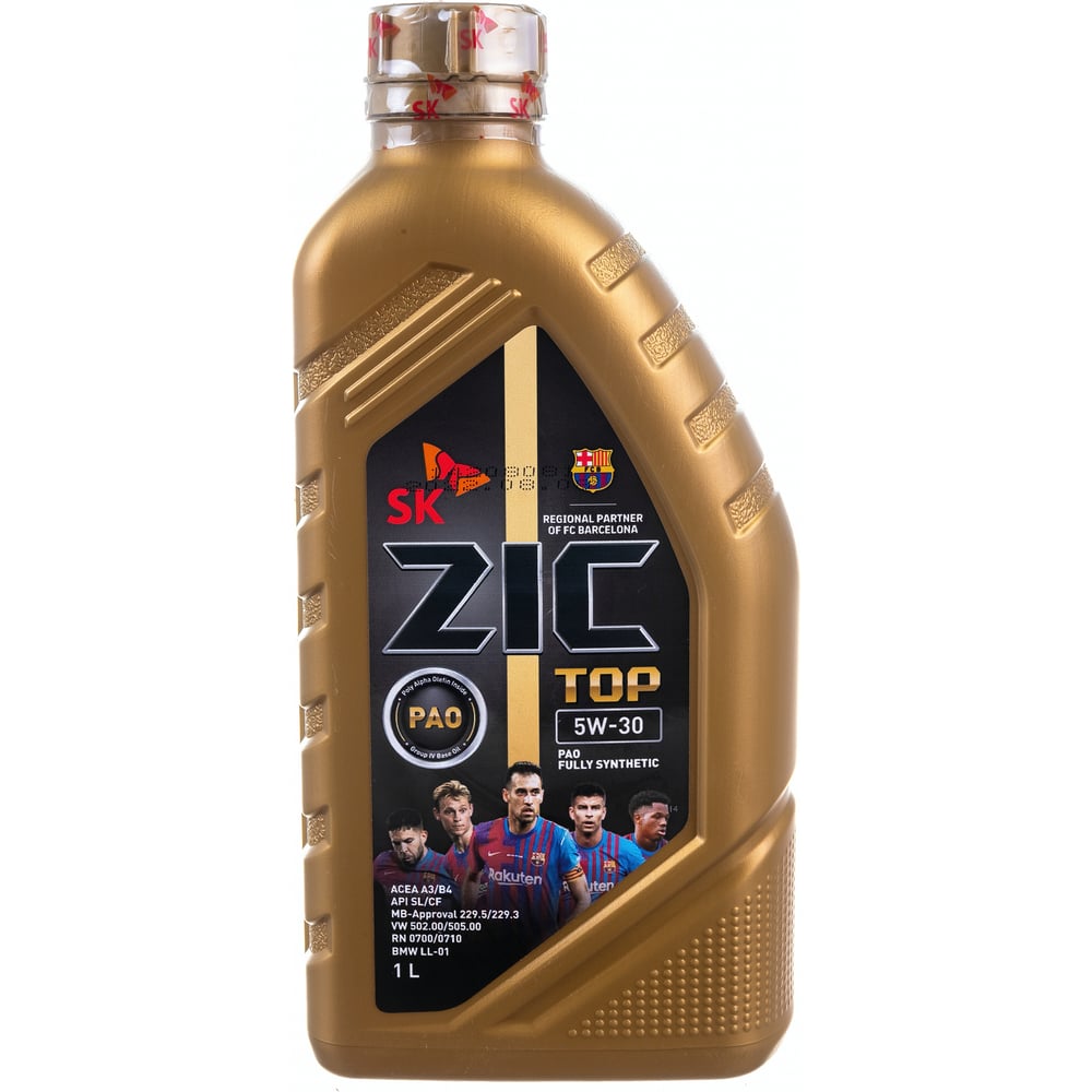 Моторное масло ZIC TOP 5W-30, 1 л 132681 - выгодная цена, отзывы ...