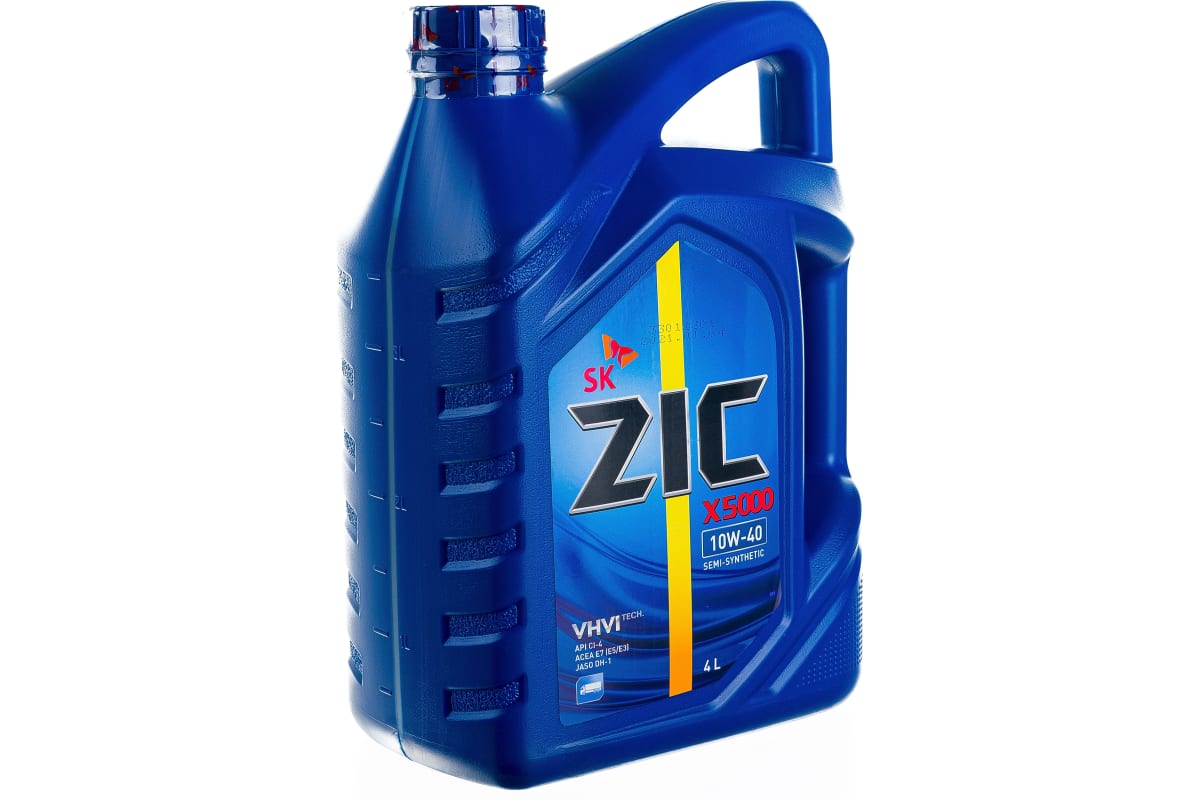 Моторное масло ZIC X5000 10W-40, 4 л 162658 - выгодная цена, отзывы .