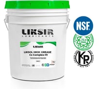 Низкотемпературная смазка с пищевым допуском LIKSIR LIKSOL HIGH GREASE CSComplex H1 85.2 (18кг) 400602