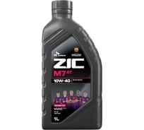 Масло моторное ZIC M7 4T 10W-40 синтетическое 1 л 132738