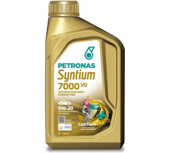Моторное масло PETRONAS SYNTIUM 7000 VO синт. 0W20, 20л, API SP ILSAC GF-6A ACEA C6 , шт 70721RY1EU