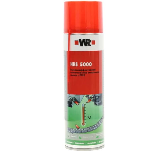 Спрей-смазка с PTFE HHS5000 650/500 мл Wurth 189310630431