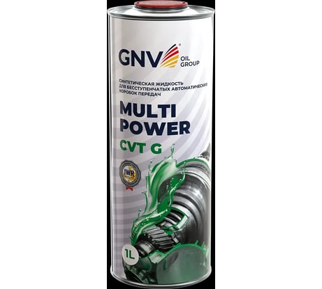Жидкость синтет. для вариаторов GNV Multi Power CVT G 1л, зелёный цвет, GMCG131310M2309111001