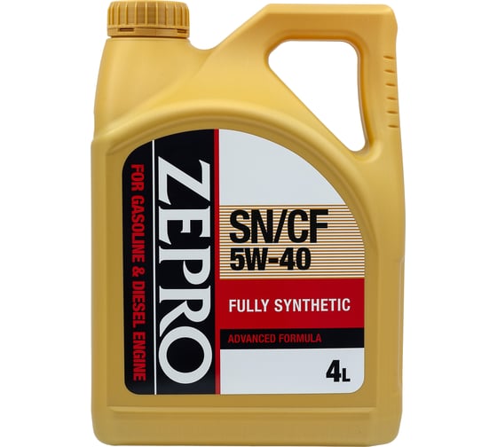Масло моторное ZEPRO 5W-40  F-S SN/CF (4л х 4) 30011333-004