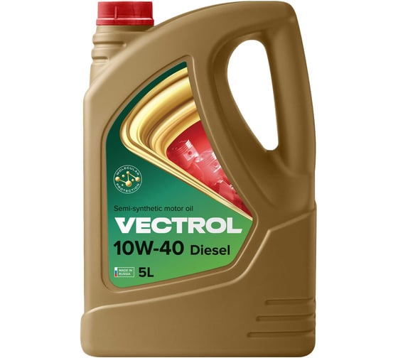 Полусинтетическое моторное масло VECTROL 10w40 Diesel CI-4 5 л ve3146