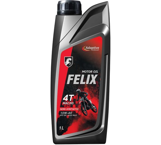 Масло FELIX 4T 10W40 SM JASO MA2 1л 410000278