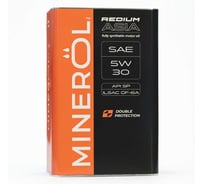 Синтетическое моторное масло REDIUM ASIA 5W-30 API SP ILSAC GF-6A (4 л) MINEROL 00-00010525 MNR01032