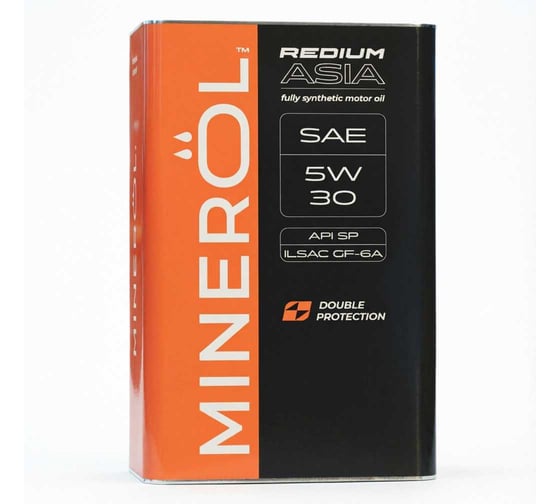 Масло моторное синтетическое MINEROL REDIUM ASIA 5W-30 API SP; ILSAC GF-6A 60 л MNR01034