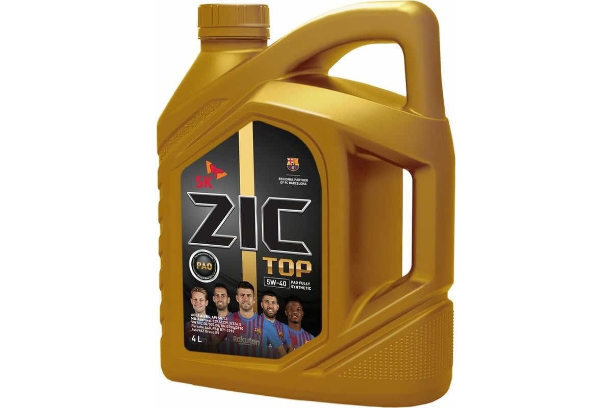 Моторное масло ZIC TOP 5W-40, 4 л 162682 - выгодная цена, отзывы .