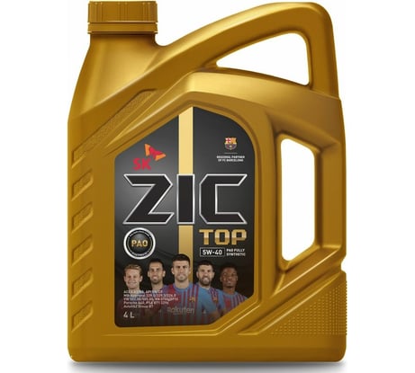Моторное масло ZIC TOP 5W-40, 4 л 162682