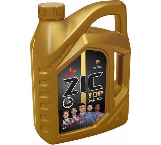 Моторное масло ZIC TOP 5W-40, 4 л 162682