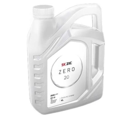 Моторное масло ZIC ZERO 0W-20, 4 л 162035 1