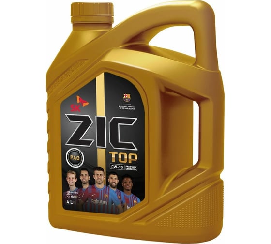 Моторное масло ZIC TOP 0W-30, 4 л 162680