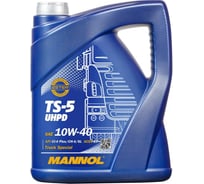 Полусинтетическое моторное масло MANNOL TS-5 UHPD EXTRA 10W40 5 л. 10W-40 71555