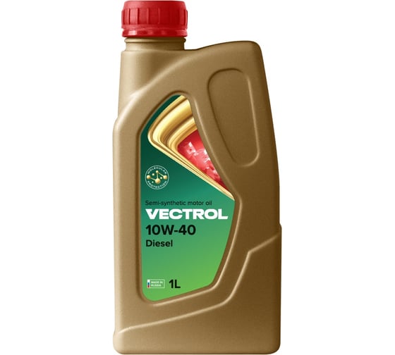 Полусинтетическое моторное масло VECTROL 10w40 Diesel CI-4 1 л ve3148