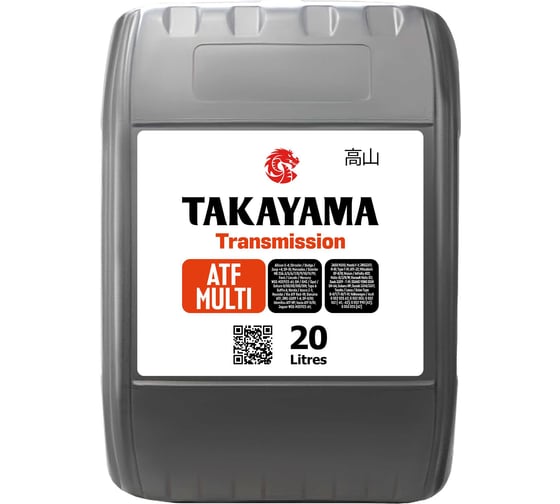 Жидкость Takayama Transmission ATF Multi 20л 104292 1