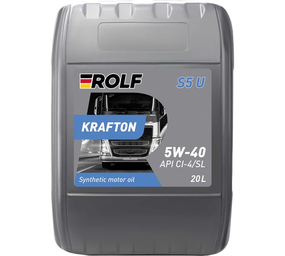 Автомобильное масло Rolf Krafton S5 U 5W-40 20л 103023
