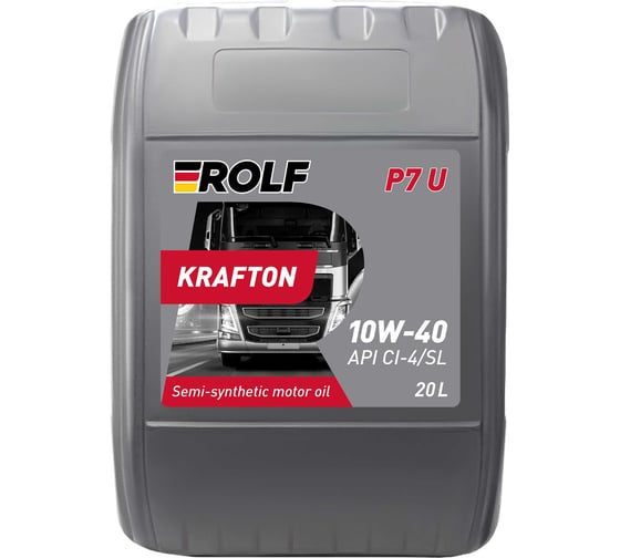 Автомобильное масло Rolf Krafton P7 U 10W-40 20л 100471