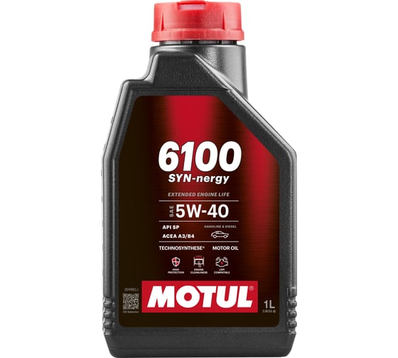 Масло моторное MOTUL 6100 SYN-NERGY SPEC 5W40 1 л 113880