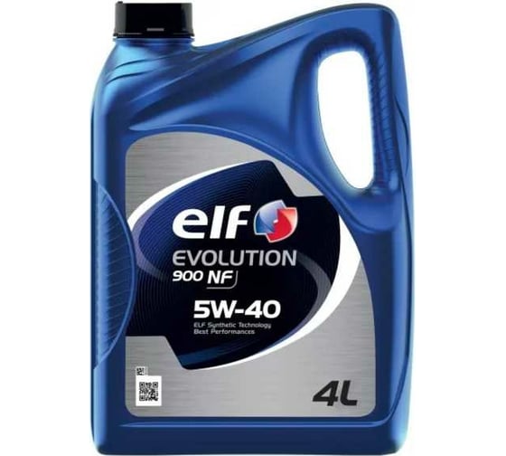 Масло для 4-х тактных двигателей ELF EVOLUTION 900 NF 5W40 4L 213909