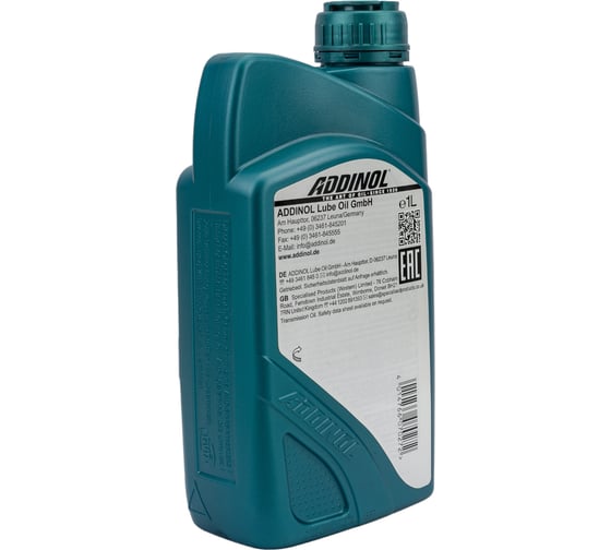 Трансмиссионное масло ADDINOL Getriebeol GH 75W-90 синтетическое, 1 л, 74300607