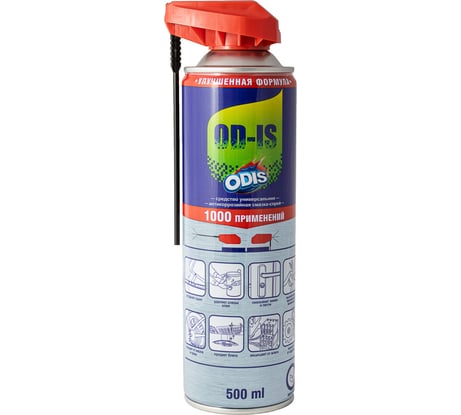 Универсальная проникающая антикоррозийная смазка-спрей ODIS De-Rust and Lubricating 500 мл Ds4500