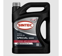Масло моторное полусинтетическое Sintec Special 5000 SAE 10W-40 ACEA A3/B4 API SL/CF 4л 106024