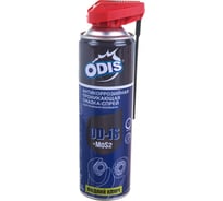 Универсальная проникающая антикоррозийная смазка-спрей ODIS De-Rust and Lubricating +MoS2, 500мл Ds4501