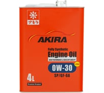 Моторное масло ENGINE OIL FS 0W30 SP/GF-6A AKIRA 4 л A00032234-004