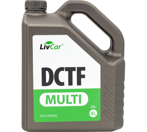 Трансмиссионная жидкость MULTI DCTF LivCar 4 л LC0705DCT-004