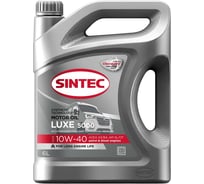 Масло моторное полусинтетическое Sintec Luxe 5000 SAE 10W-40, ACEA A3/B4, API SL/CF, 6 л, 106415