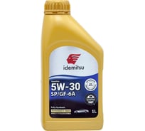 Моторное масло IDEMITSU 5W-30 SP/GF-6A полностью синтетическое 1 л 30095061-724